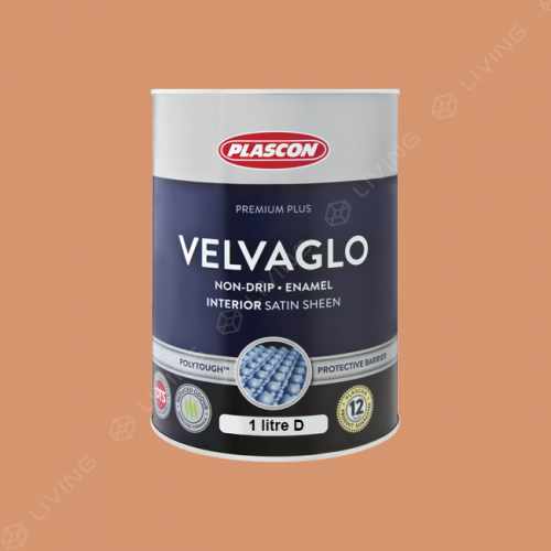 картинка Краска Plascon VELVAGLO WB цвет Butterscotch Mousse арт.O7-C1-3 от LIVING