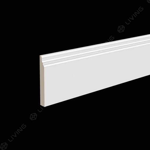 Плинтус Ultrawood, белый, арт. Base 0024 i, (200 х 11,1 х 1,5) см Россия