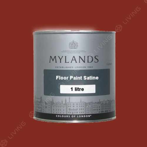 картинка Краска Mylands Floor Paint Satine цвет Indian Lake №288 от LIVING