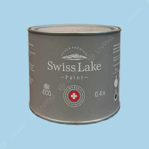 картинка Краска Swiss Lake Wall Comfort 7 цвет Blue Eyes №2131 от LIVING