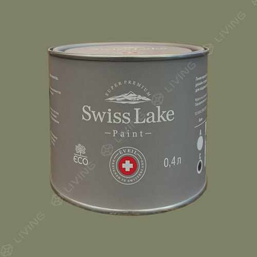 картинка Краска Swiss Lake Wall Comfort 7 цвет hunter green №2645 от LIVING