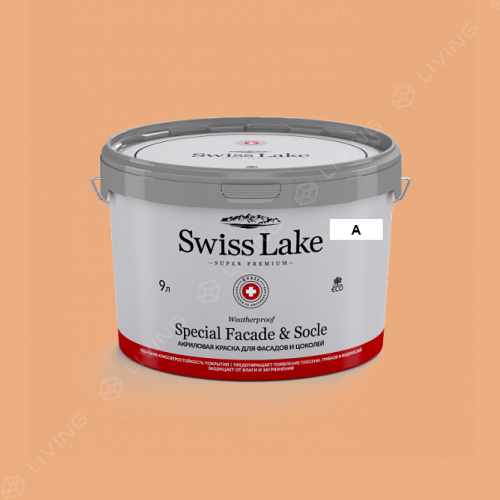 картинка Краска Swiss Lake Special Faсade & Socle цвет Ducky duck №1177 от LIVING