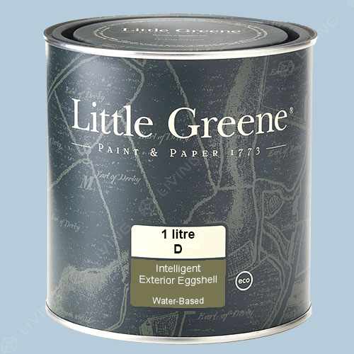 картинка Краска Little Greene Intelligent Exterior Eggshell цвет Pale Wedgwood №249 от LIVING