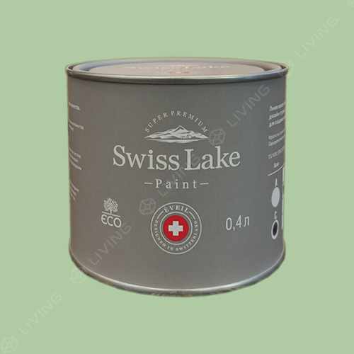 картинка Краска Swiss Lake Wall Comfort 7 цвет ALOE vera №2487 от LIVING