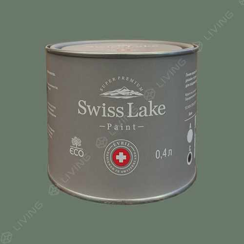 картинка Краска Swiss Lake Wall Comfort 7 цвет Green Mantle №2690 от LIVING