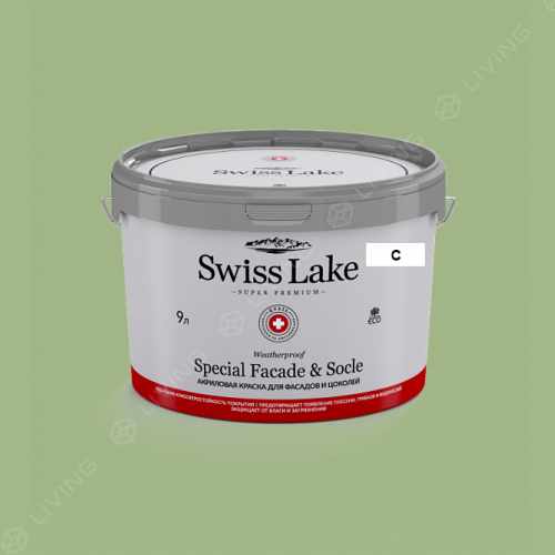 картинка Краска Swiss Lake Special Faсade & Socle цвет Pocketful of Green №2491 от LIVING