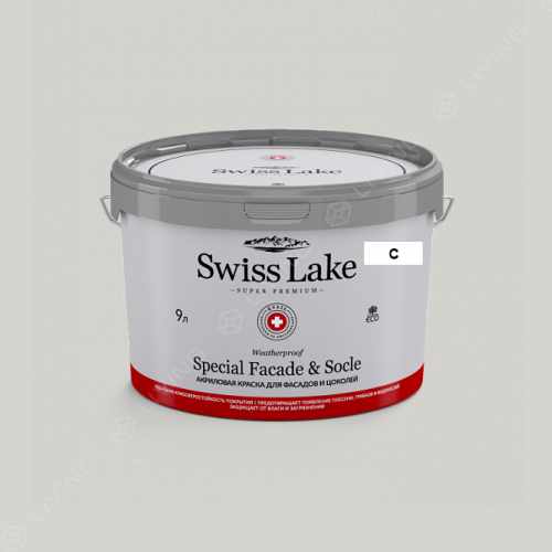 картинка Краска Swiss Lake Special Faсade & Socle цвет simply taupe №2728 от LIVING