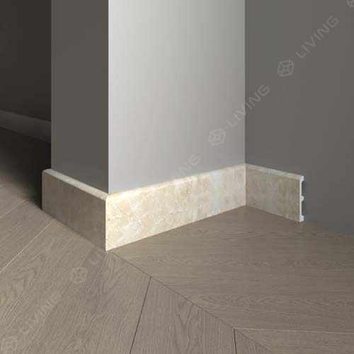 Плинтус Decor-Dizayn, светло-бежевый, арт. 706-10, коллекция Плинтусы 706, 240 х 8 х 1,3 см. Россия