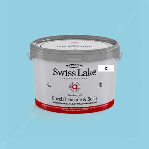 картинка Краска Swiss Lake Special Faсade & Socle цвет Delphinium №2122 от LIVING