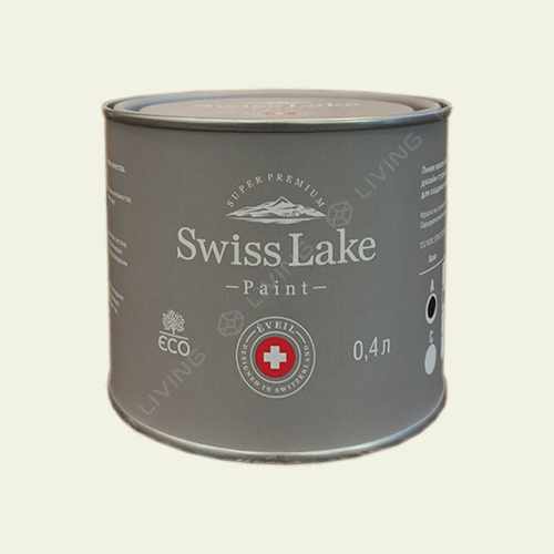 картинка Краска Swiss Lake Wall Comfort 7 цвет white swan №144 от LIVING