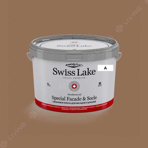 картинка Краска Swiss Lake Special Faсade & Socle цвет Tree trunk №858 от LIVING