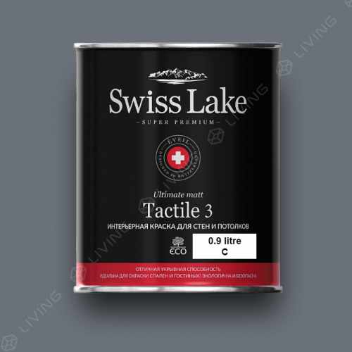 картинка Краска Swiss Lake Tactile 3 цвет Ashtray №2966 от LIVING