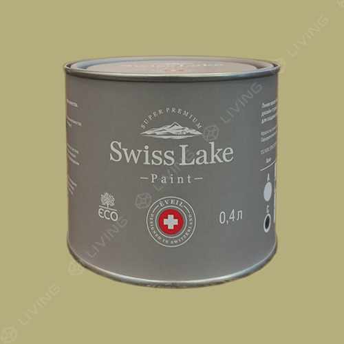 картинка Краска Swiss Lake Wall Comfort 7 цвет turf green №2552 от LIVING