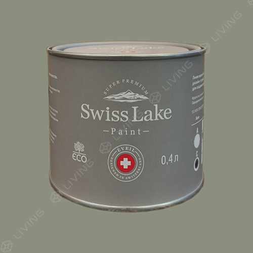 картинка Краска Swiss Lake Wall Comfort 7 цвет green ash №2629 от LIVING