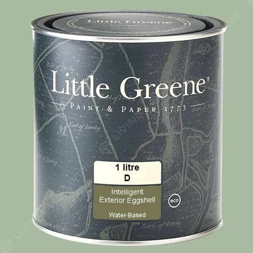 картинка Краска Little Greene Intelligent Exterior Eggshell цвет Aquamarine №138 от LIVING