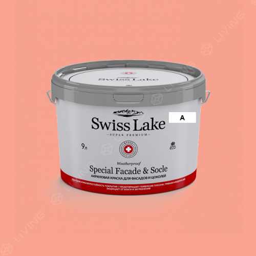 картинка Краска Swiss Lake Special Faсade & Socle цвет pepper peach №1333 от LIVING
