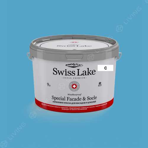 картинка Краска Swiss Lake Special Faсade & Socle цвет Idyll №2062 от LIVING