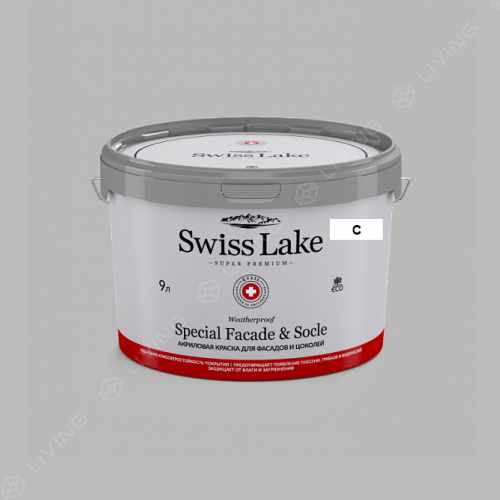 картинка Краска Swiss Lake Special Faсade & Socle цвет terrace garden №2822 от LIVING