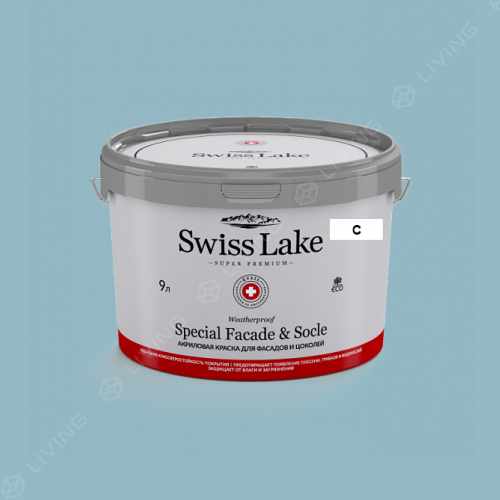 картинка Краска Swiss Lake Special Faсade & Socle цвет CRYSTAL LAKE №2212 от LIVING