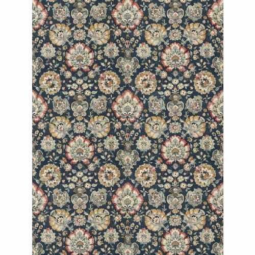 Ткань Fabricut, коллекция: Natural Nuances (5 Books) Indigo, арт. Isomer Floral/Sapphire, Корея