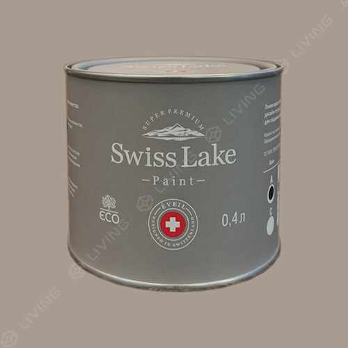 картинка Краска Swiss Lake Wall Comfort 7 цвет Tanny grey №724 от LIVING