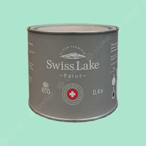 картинка Краска Swiss Lake Wall Comfort 7 цвет irish spring №2345 от LIVING