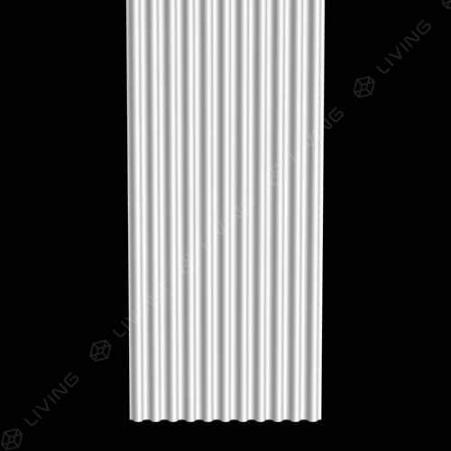 Стеновая панель Ultrawood, белый, арт. UW 07 i, (200 х 24 х 1,6) см Россия