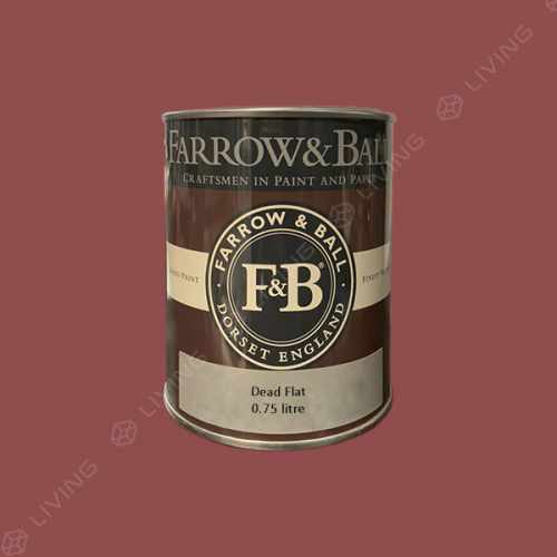 картинка Краска Farrow&Ball Dead Flat цвет Eating Room Red №43 от LIVING