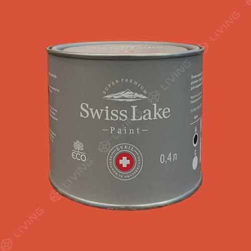 картинка Краска Swiss Lake Wall Comfort 7 цвет eternal flame №1498 от LIVING