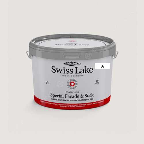 картинка Краска Swiss Lake Special Faсade & Socle цвет thundercloud №771 от LIVING