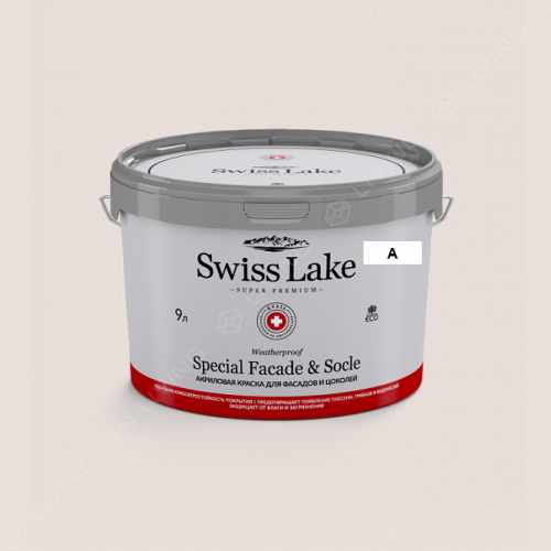 картинка Краска Swiss Lake Special Faсade & Socle цвет inviting ivory №384 от LIVING