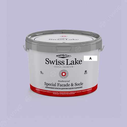 картинка Краска Swiss Lake Special Faсade & Socle цвет VIOLET WHIMSEY №1878 от LIVING