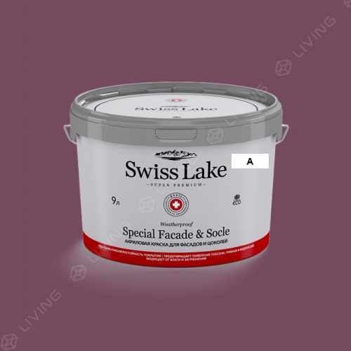 картинка Краска Swiss Lake Special Faсade & Socle цвет Chinese lantern №1750 от LIVING