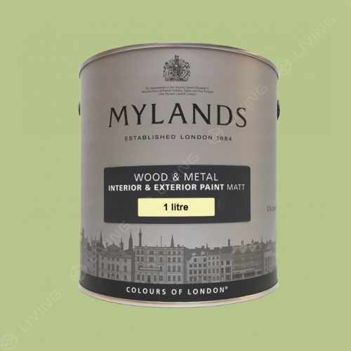 картинка Краска Mylands Wood&metal matt цвет French Green №187 от LIVING