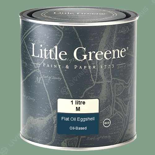 картинка Краска Little Greene Flat Oil Eggshell цвет Aquamarine Deep №198 от LIVING