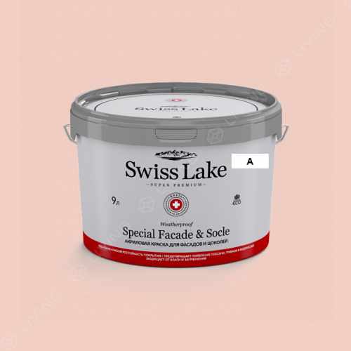 картинка Краска Swiss Lake Special Faсade & Socle цвет bashful blush №1453 от LIVING
