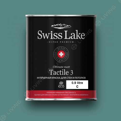 картинка Краска Swiss Lake Tactile 3 цвет lagoon №2296 от LIVING