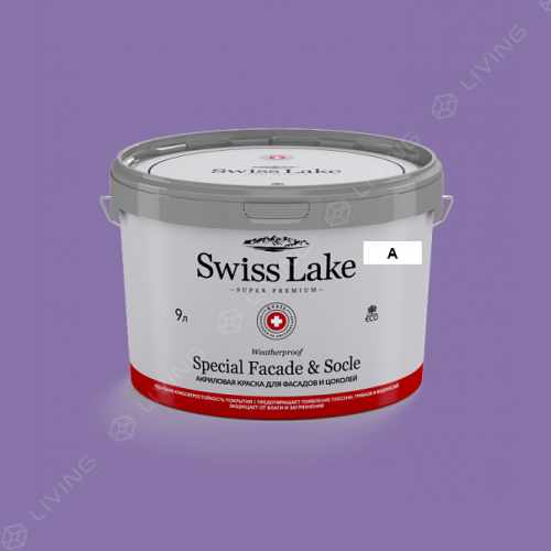 картинка Краска Swiss Lake Special Faсade & Socle цвет PALE PLUM №1897 от LIVING