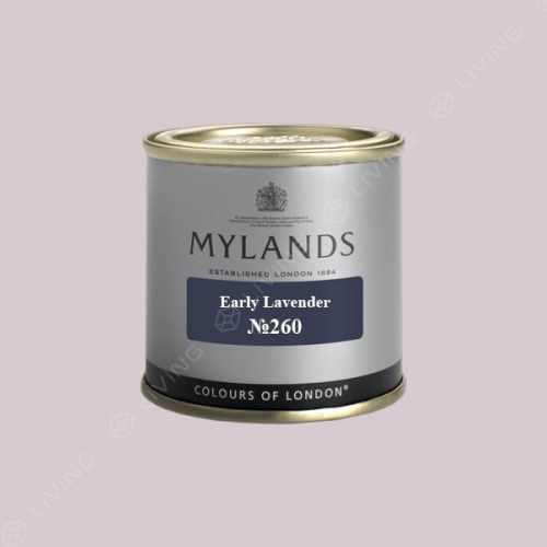 картинка Краска Mylands Marble Matt Emulsion цвет Early Lavender №260 от LIVING