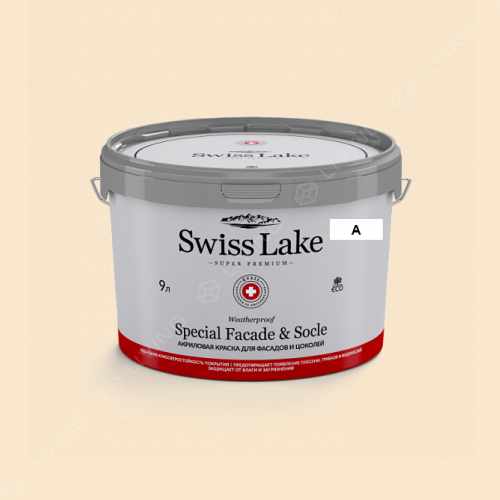 картинка Краска Swiss Lake Special Faсade & Socle цвет GENTLE GLOW №1114 от LIVING
