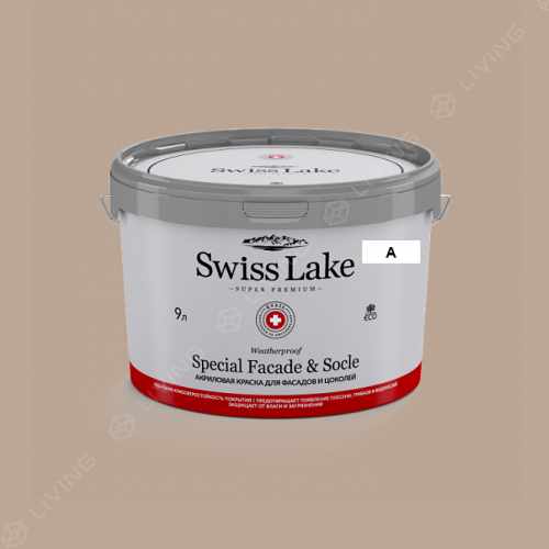 картинка Краска Swiss Lake Special Faсade & Socle цвет sumatra №530 от LIVING