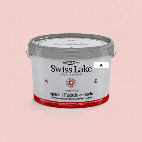картинка Краска Swiss Lake Special Faсade & Socle цвет lemonade pink №1287 от LIVING