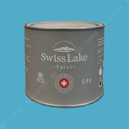 картинка Краска Swiss Lake Wall Comfort 7 цвет subtle blue №2125 от LIVING