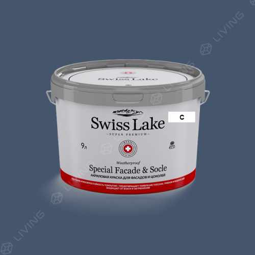 картинка Краска Swiss Lake Special Faсade & Socle цвет DRAGONFLY №2096 от LIVING