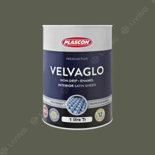 картинка Краска Plascon VELVAGLO WB цвет Garden Hedge арт.G1-E1-2 от LIVING