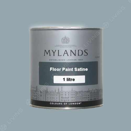 картинка Краска Mylands Floor Paint Satine цвет Bridge Blue №222 от LIVING