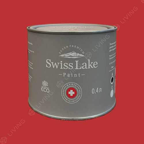 картинка Краска Swiss Lake Wall Comfort 7 цвет hot red №1436 от LIVING