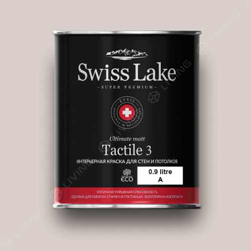 картинка Краска Swiss Lake Tactile 3 цвет reticence №910 от LIVING