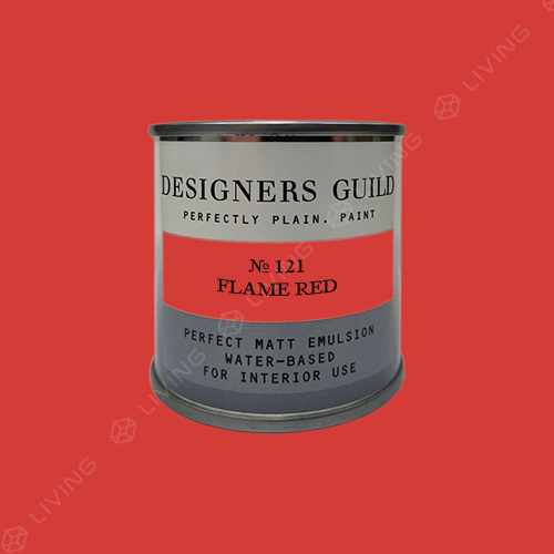 картинка Краска Designers Guild Perfect Matt Emulsion цвет FLAME RED №121 от LIVING