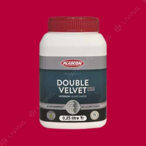 картинка Краска Plascon DOUBLE VELVET цвет Passion Red арт.DC-34-101 от LIVING